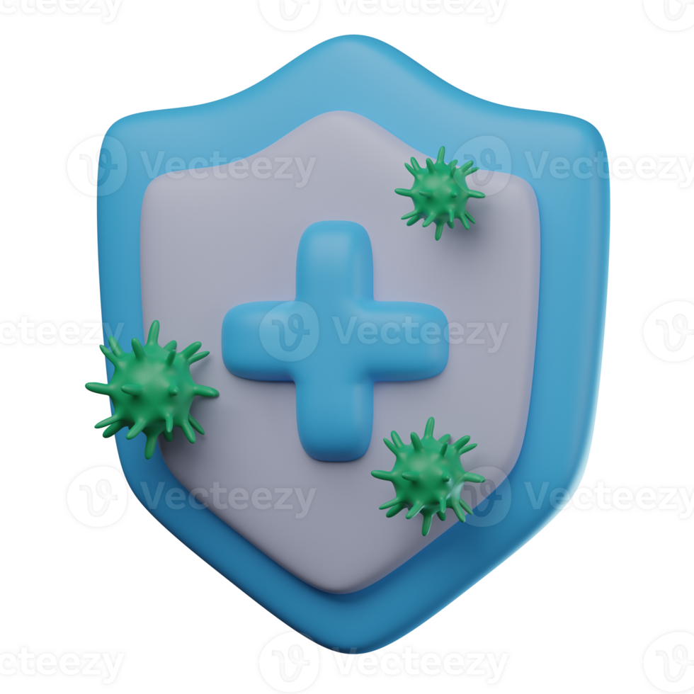 3D Immune System Transparent Icon Illustration png