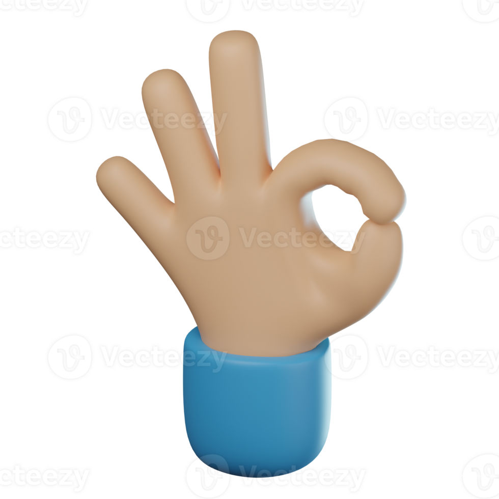 3D One Finger Hand Gesture Transparent Icon Illustration png