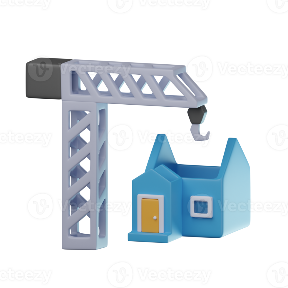 3D Property Developer Transparent Icon Illustration png