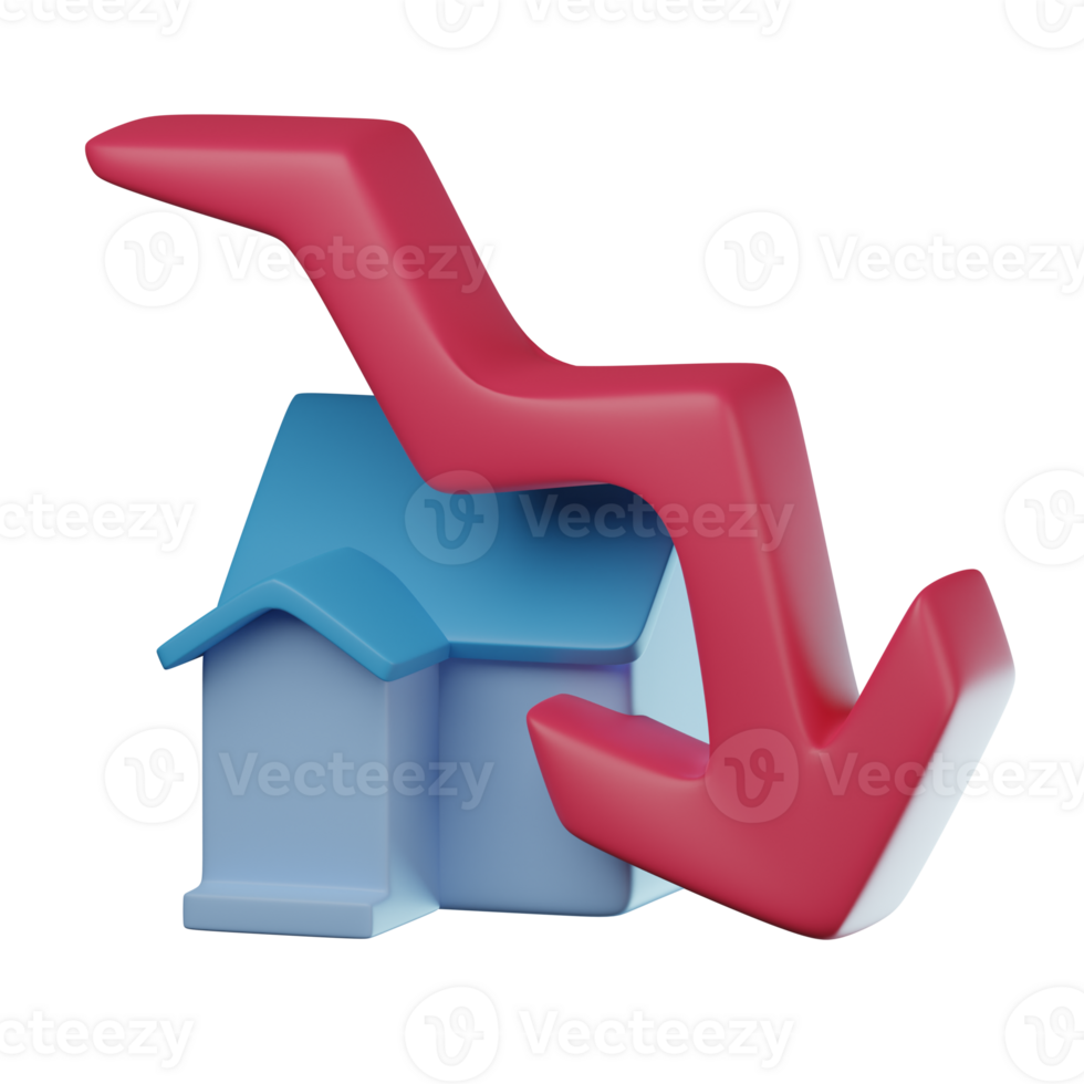 3D Property Loss Transparent Icon Illustration png