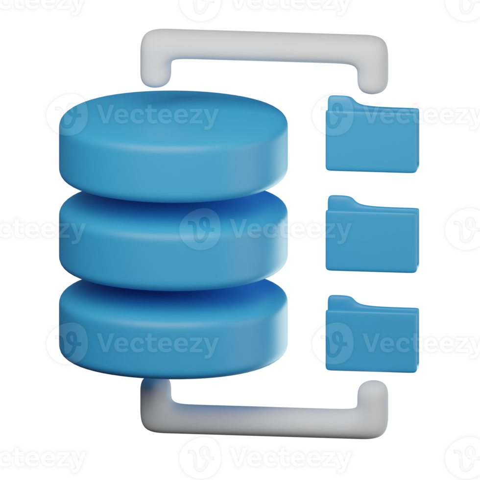 3D Repository Transparent Icon Illustration png