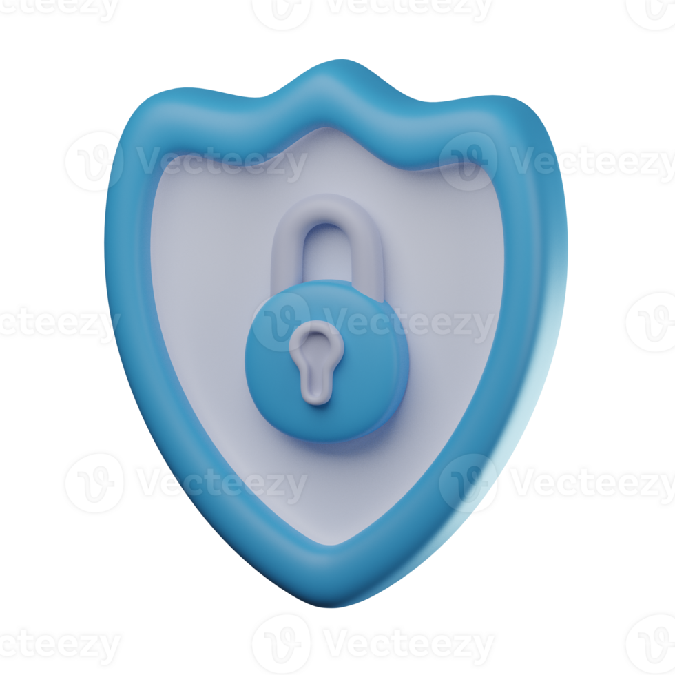 3D Secure Transparent Icon Illustration png
