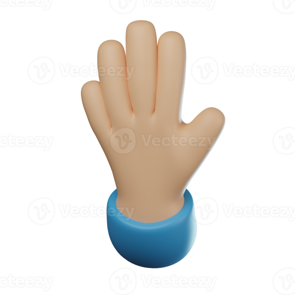 3D Tap Button Hand Gesture Transparent Icon Illustration png
