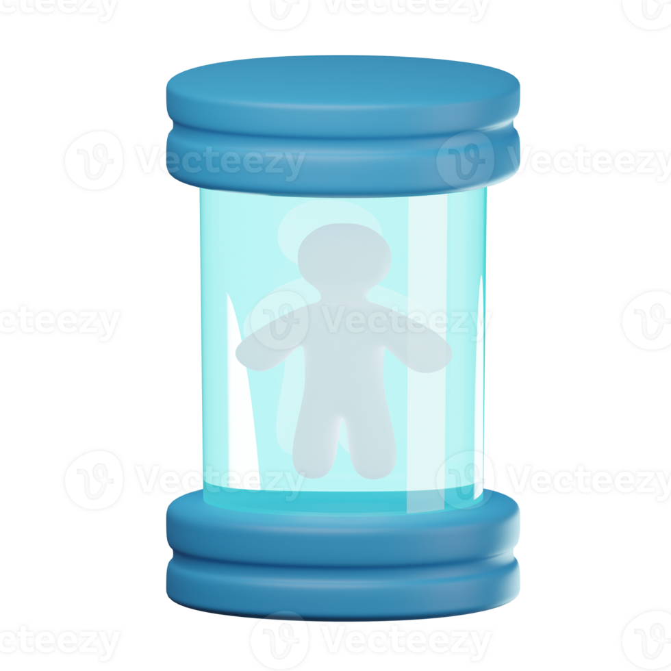 3D Teleport Machine Transparent Icon Illustration png
