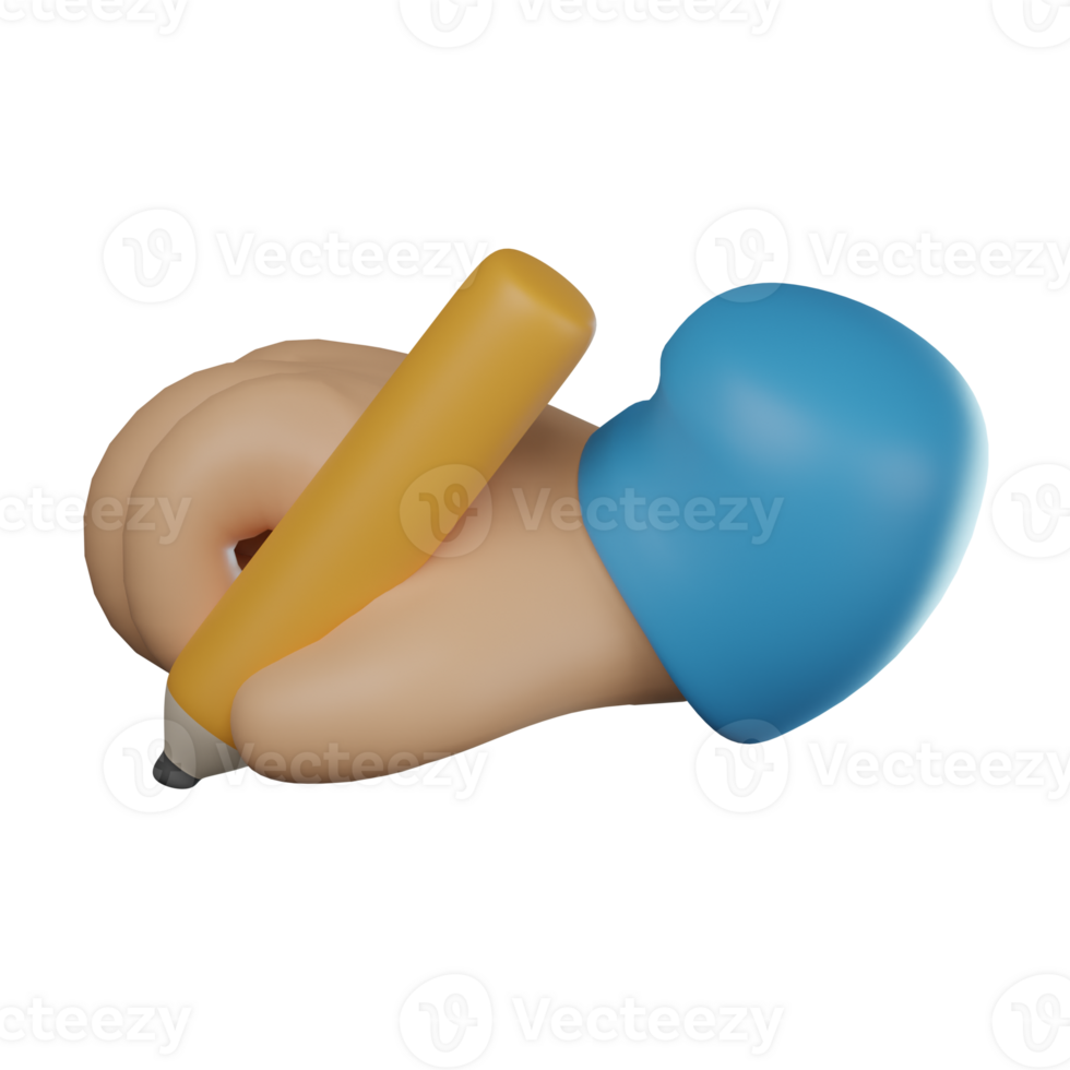 3D Hand Holding Phone Transparent Icon Illustration png