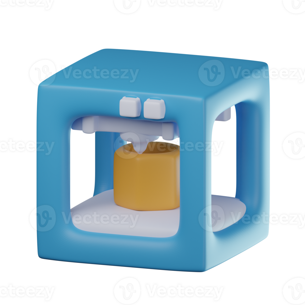 3D Printer Transparent Icon Illustration png