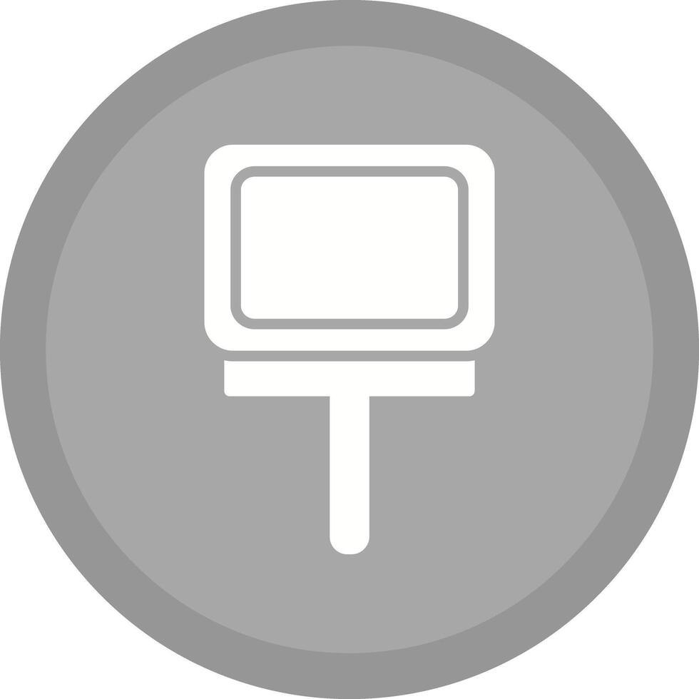 Billboard Icon Design vector