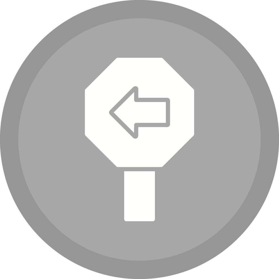 Left Arrow Icon Design vector