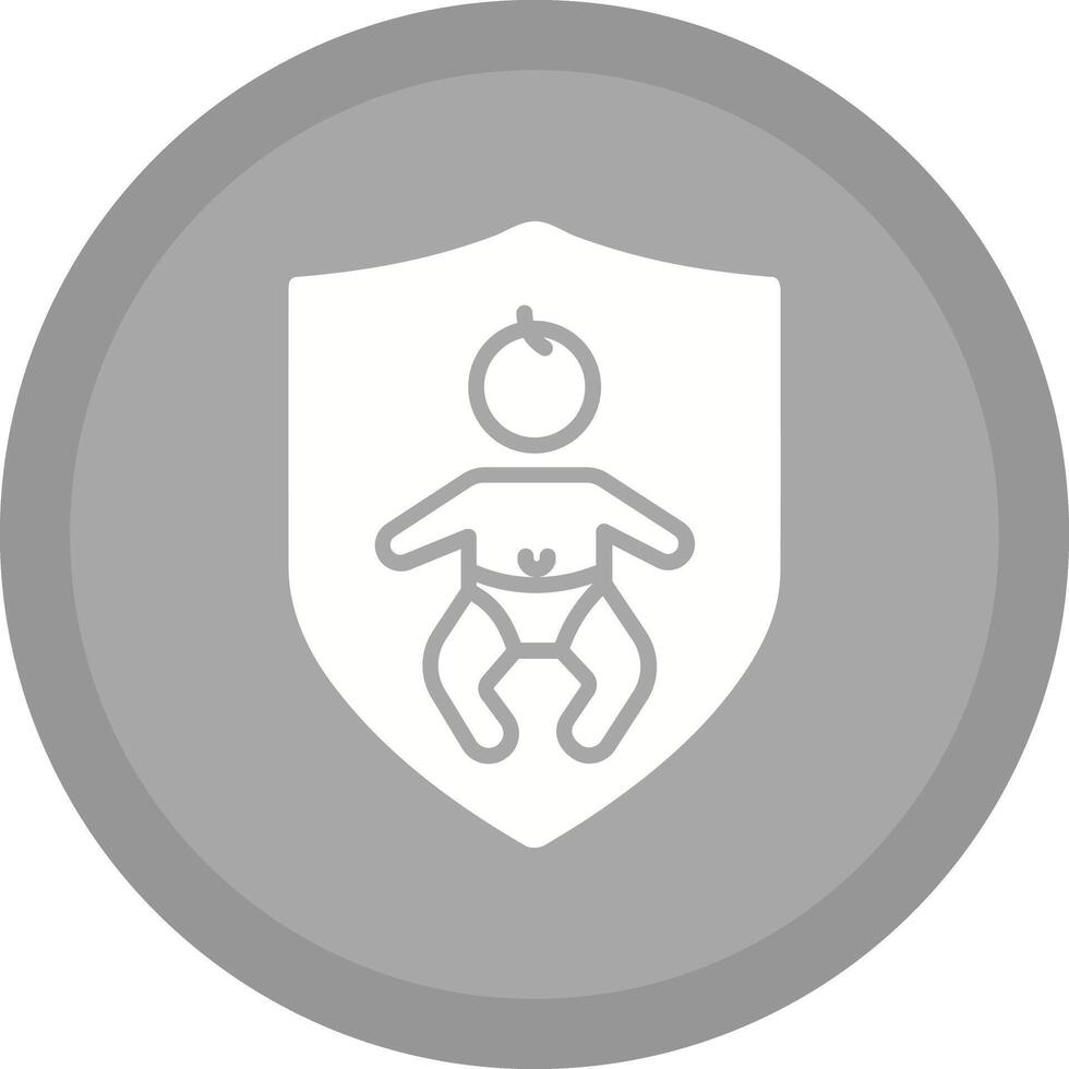 Baby Safety Icon Design vector