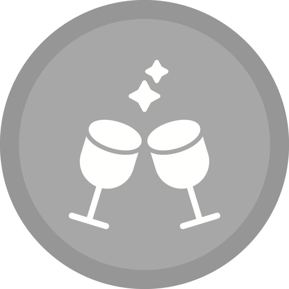Wine Glasses Icon Design vector