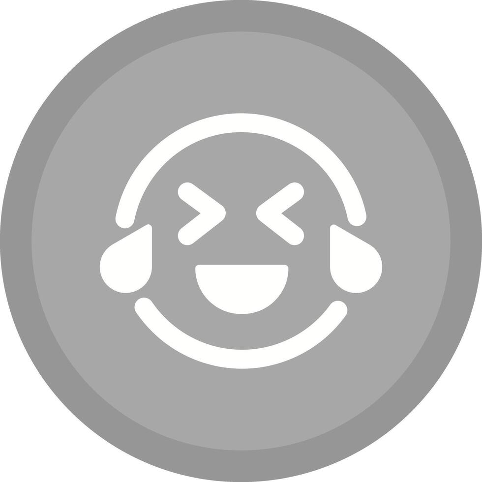 Face with Tears of Joy Icon Design vector
