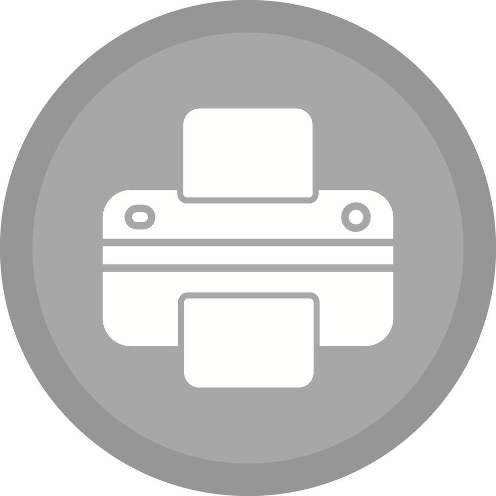 Printer Icon Design vector