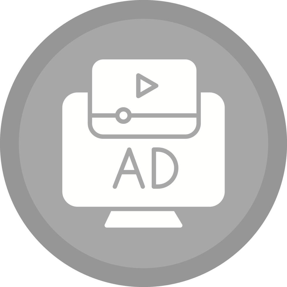 Ad Icon Design vector