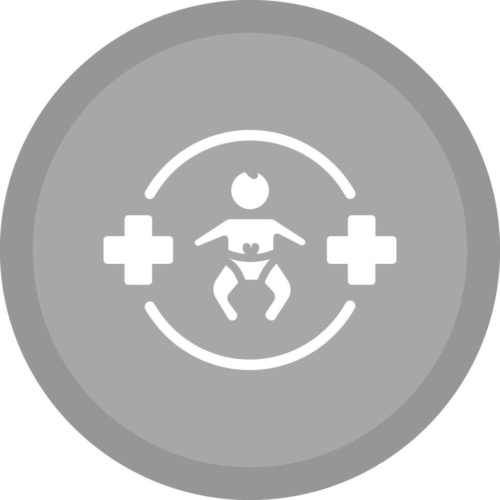 Pediatric Care Icon Design vector