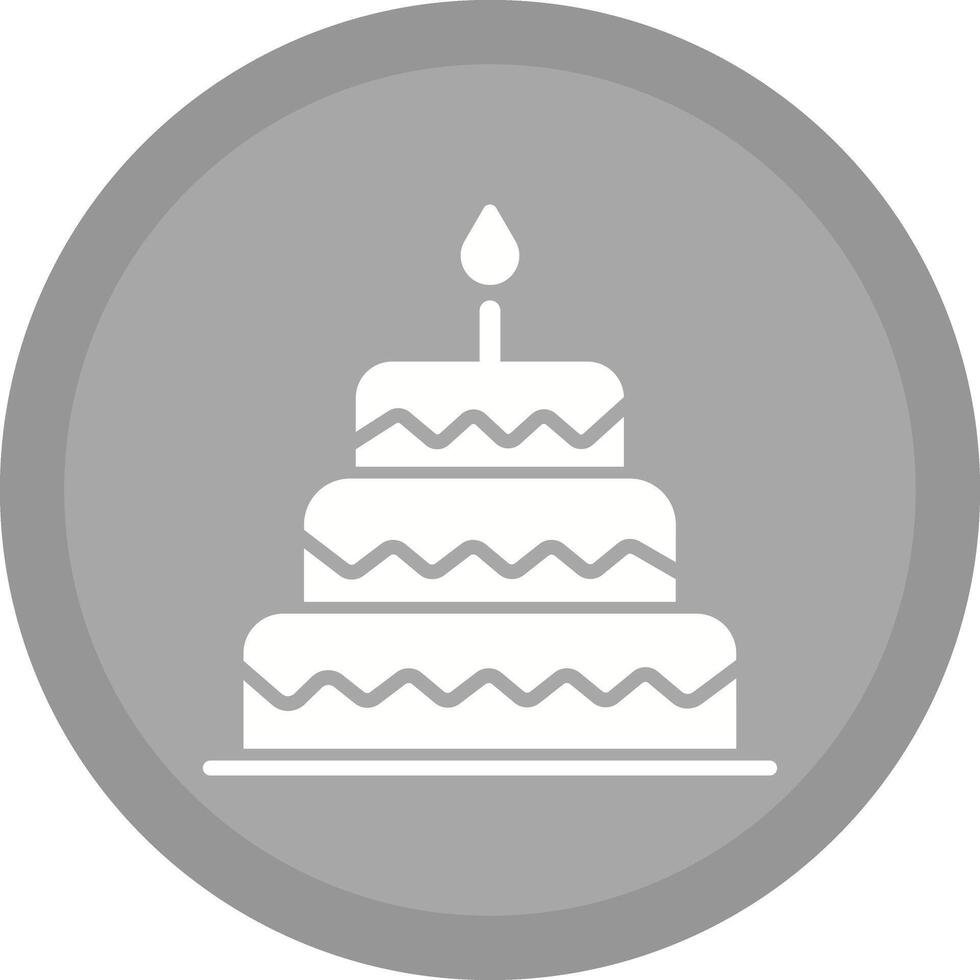 Cake Topper Icon Design vector