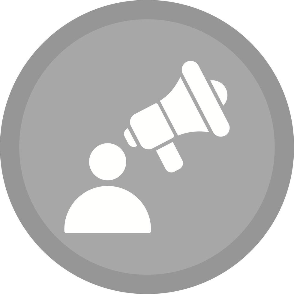 Advertiser Icon Design vector