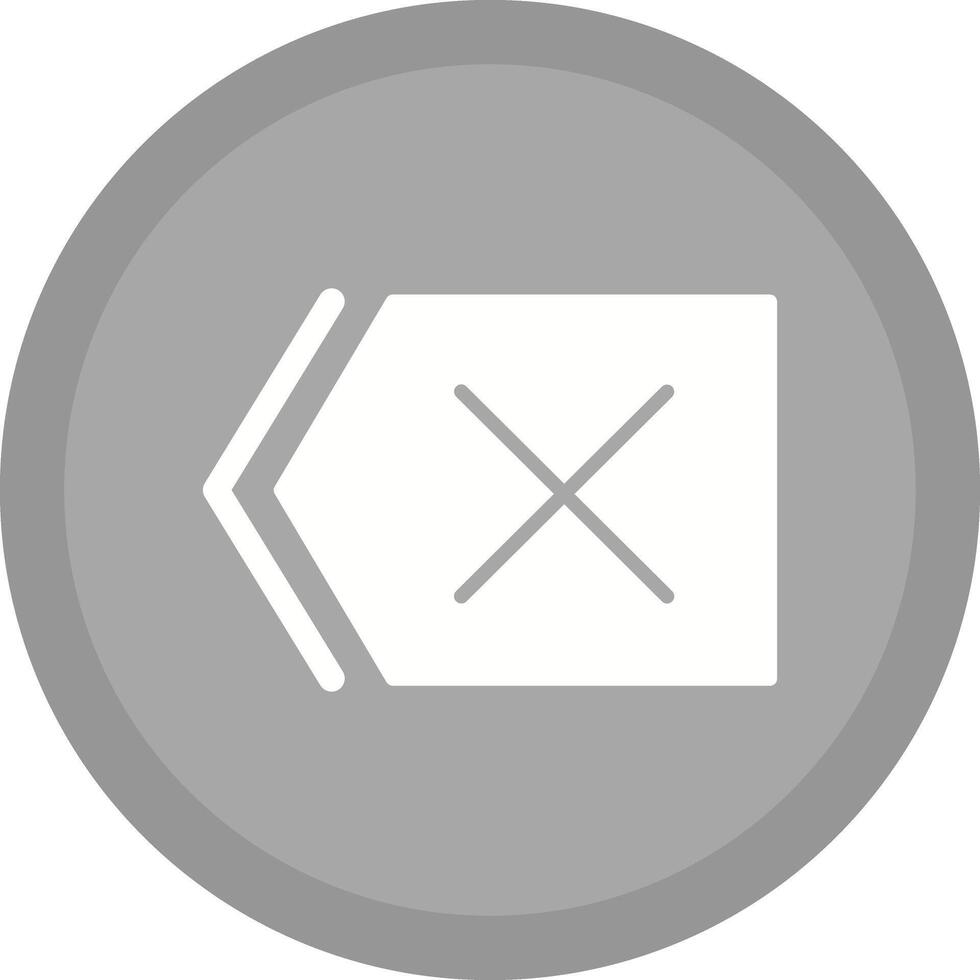 Delete Icon Design vector