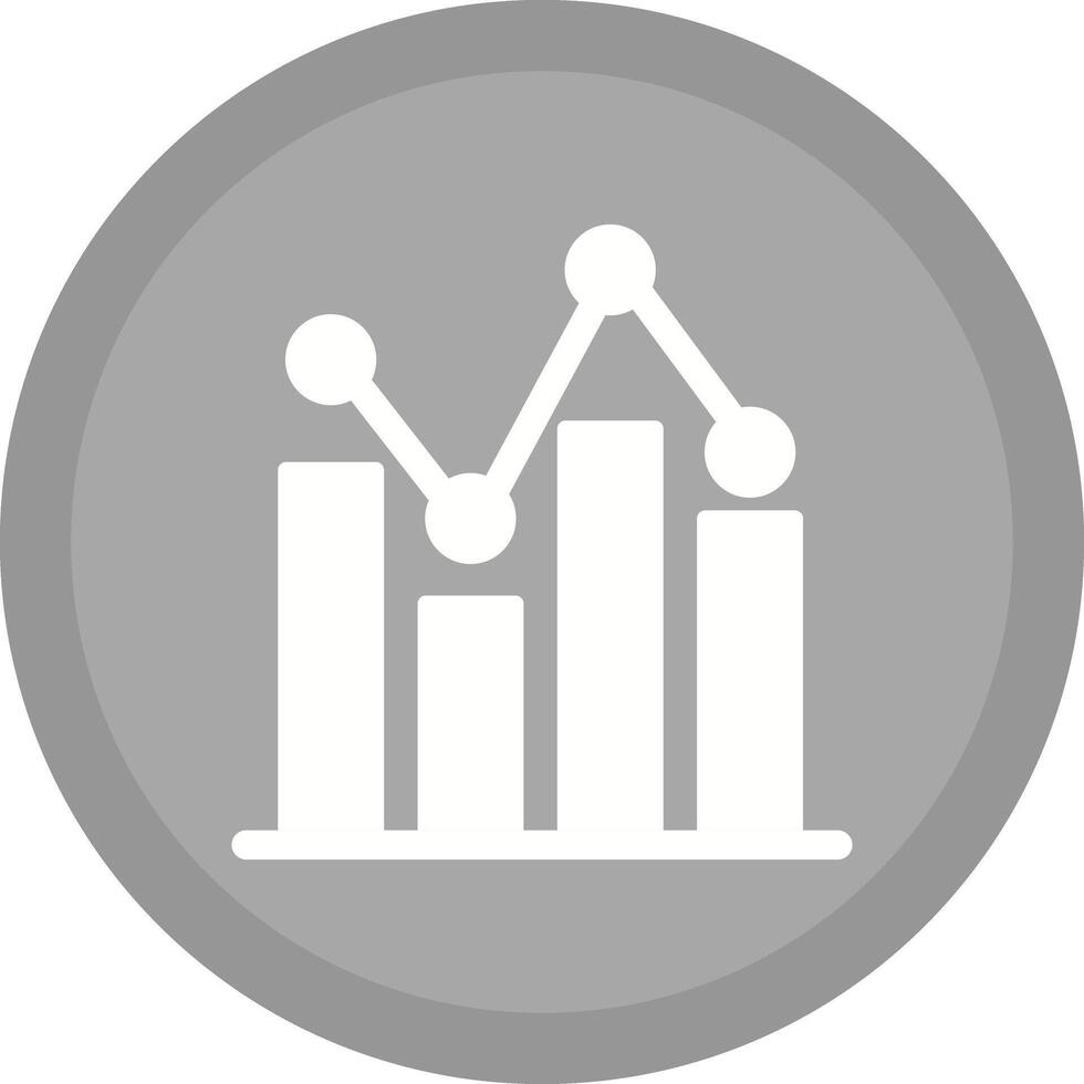 Bar Chart Icon Design vector