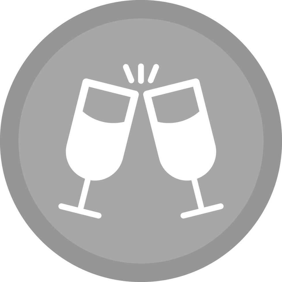 Wine Cheers Icon Design vector
