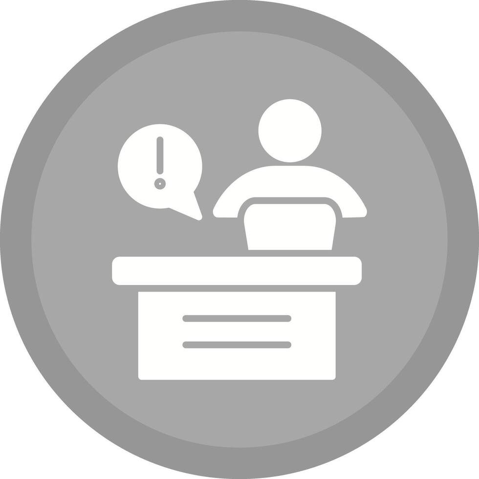 Service Desk Icon Design vector
