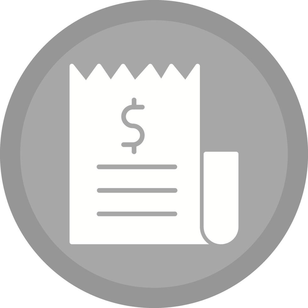 Bill Icon Design vector