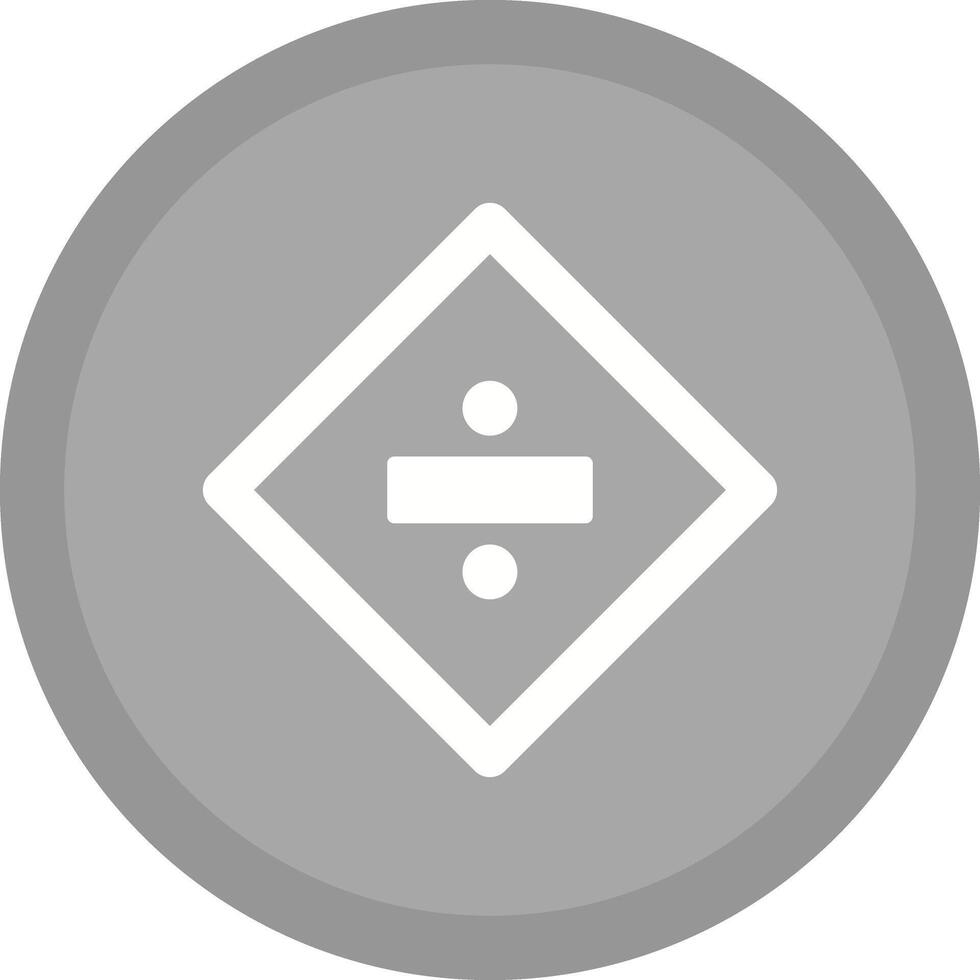 Division Sign Icon Design vector