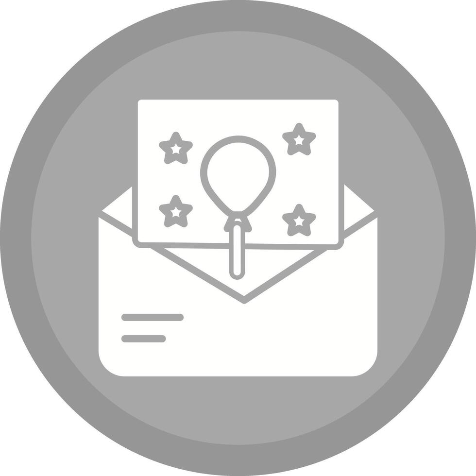 Party Invitation Icon Design vector
