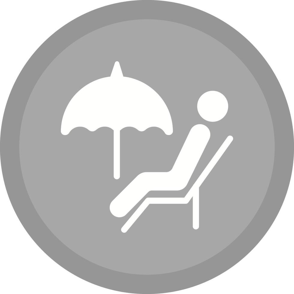 Relaxing Day Icon Design vector