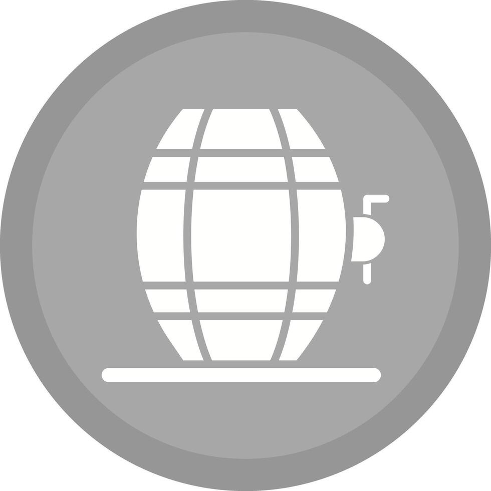 Wine Barrel Rack Icon Design vector
