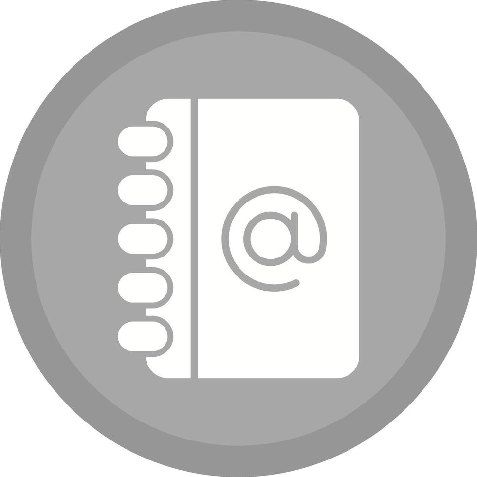 Address Book Icon Design vector