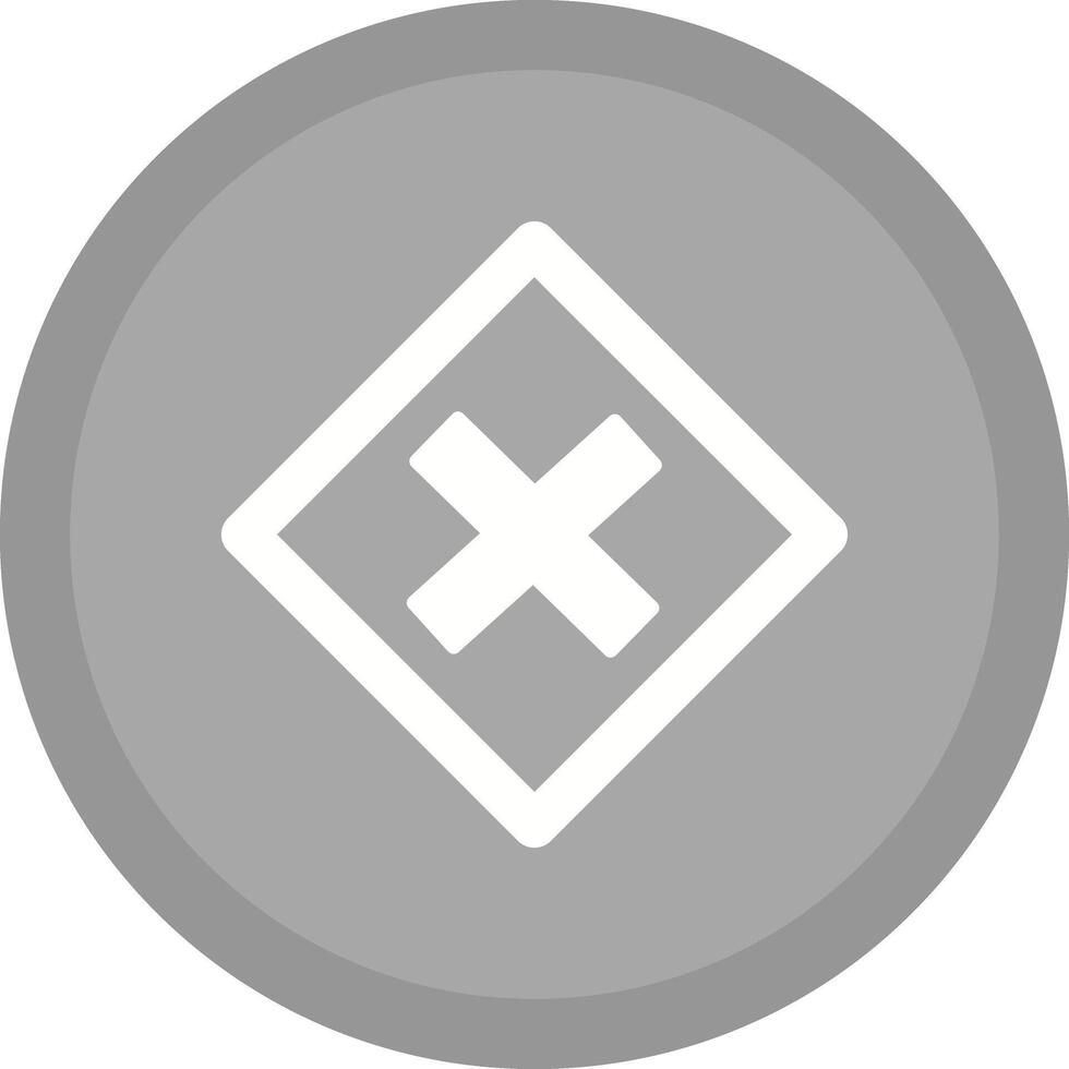 Multiplication Sign Icon Design vector