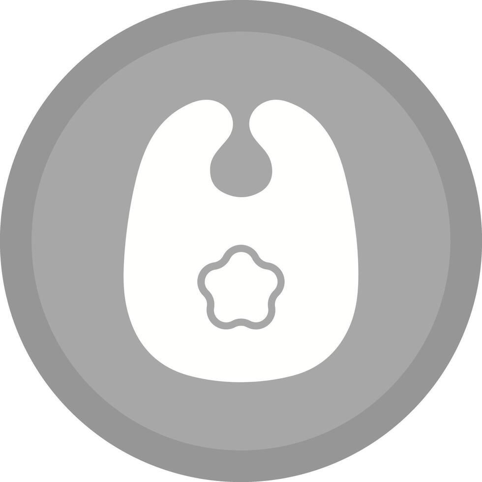 Cute Bibs Icon Design vector