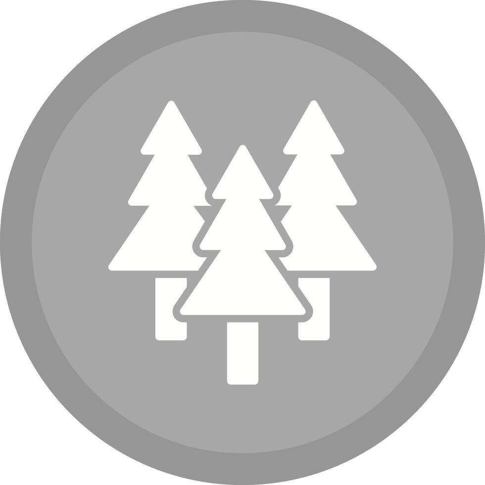 Evergreen Tree Icon Design vector