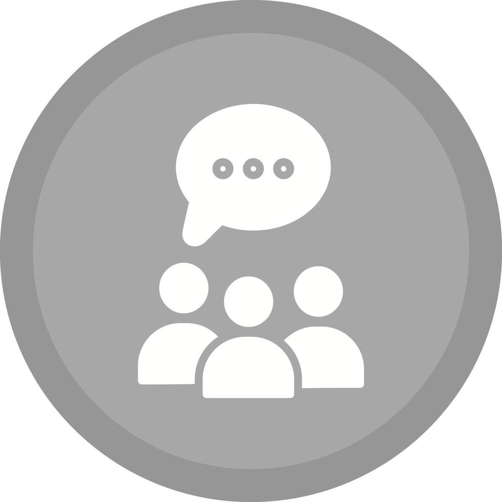Group Chat Icon Design vector