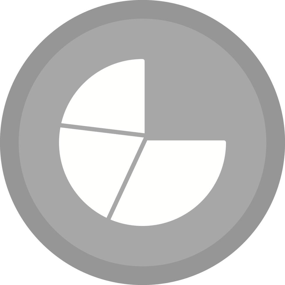 Pie Chart Icon Design vector
