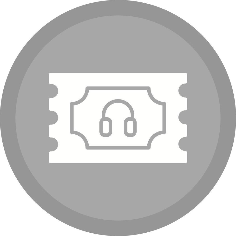 Support Ticket Icon Design vector