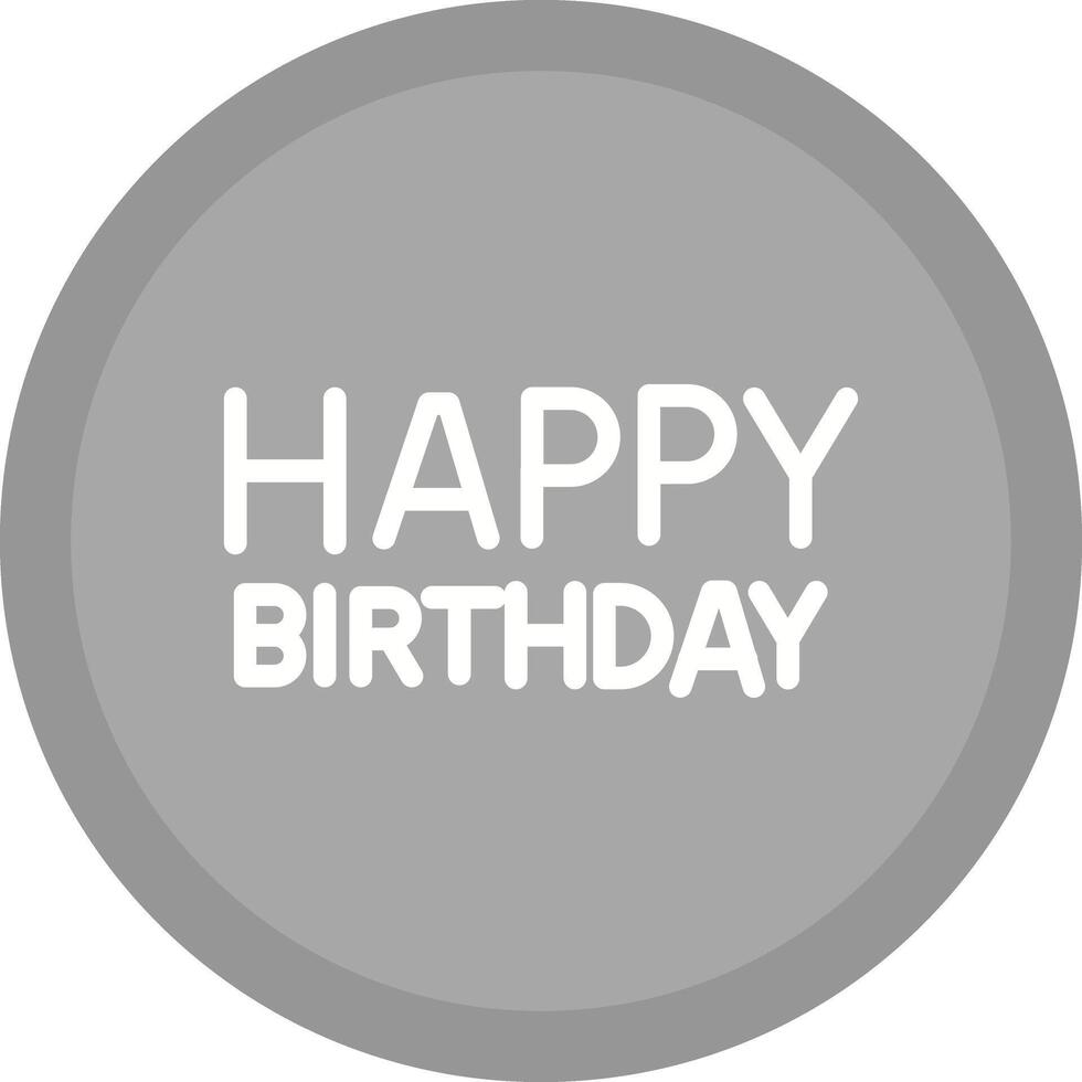 Happy Birthday Sign Icon Design vector
