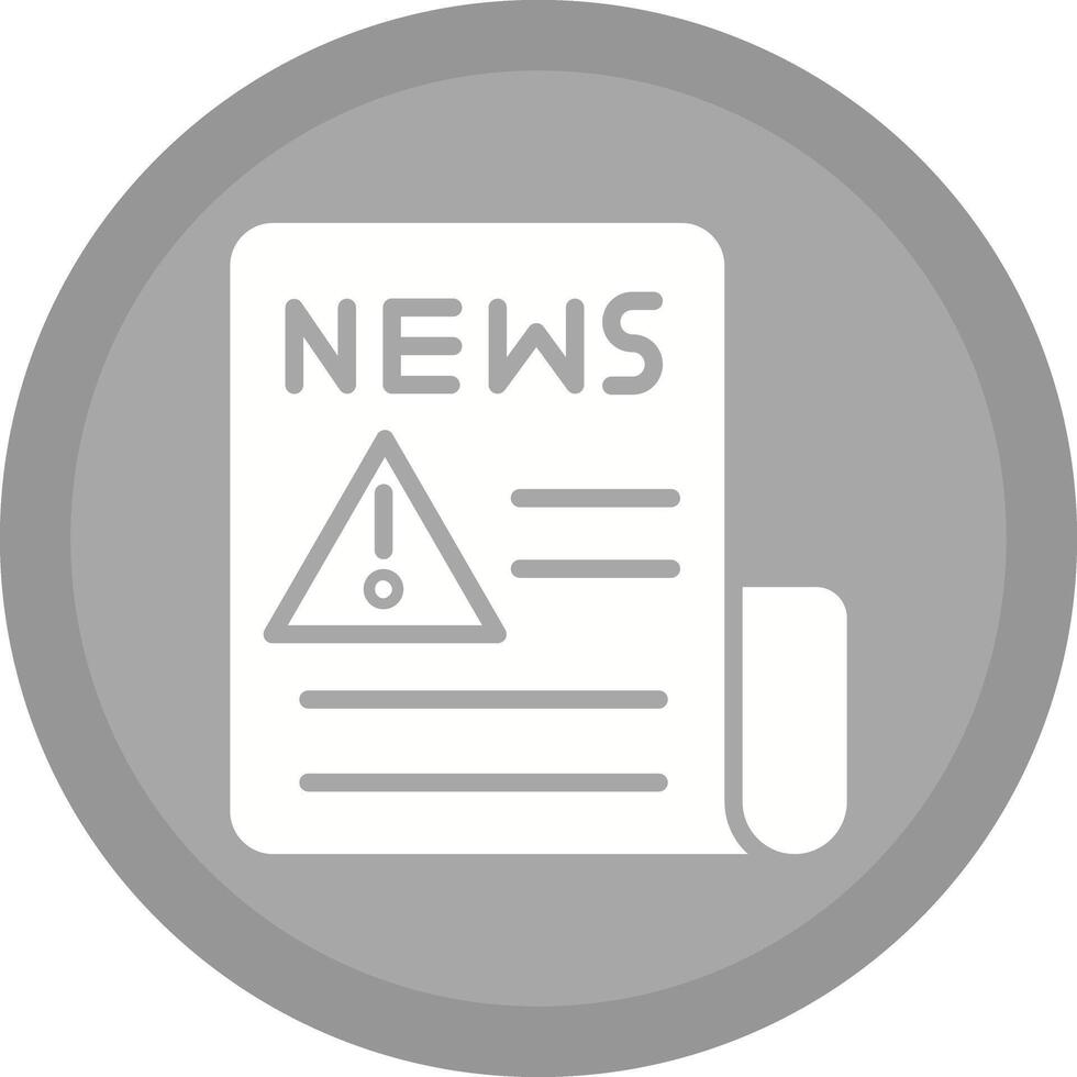 News Alert Icon Design vector