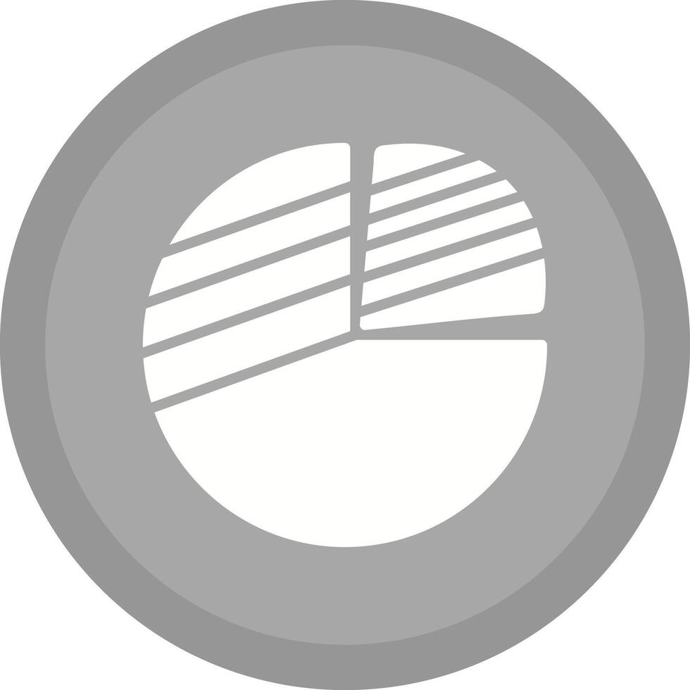 Pie Chart Icon Design vector
