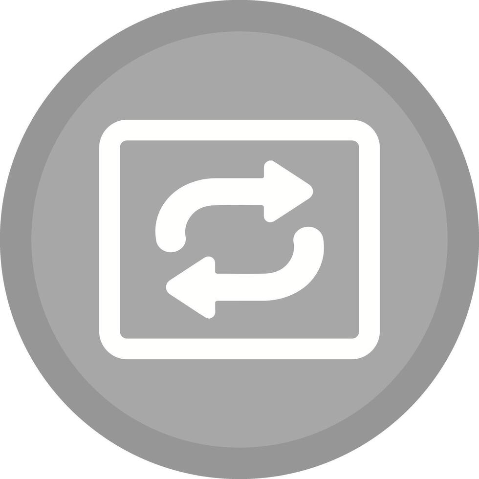 Repeat Button Icon Design vector