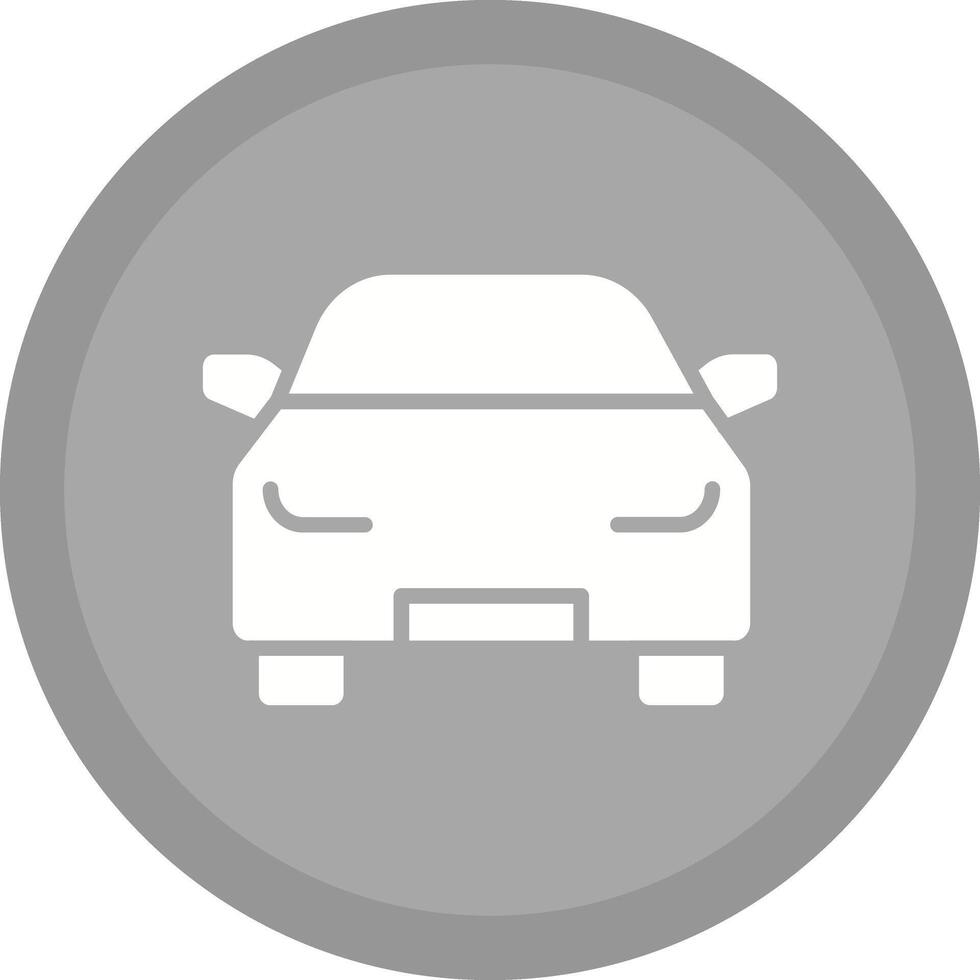 Oncoming Car Icon Design vector