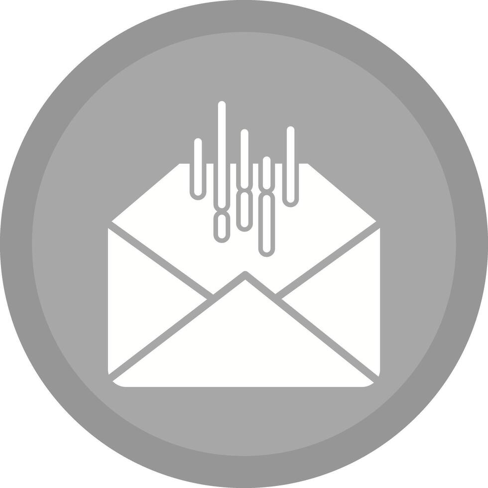 Mail Sorting Icon Design vector