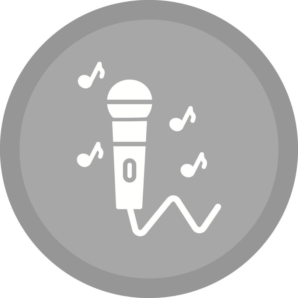 Karaoke Icon Design vector