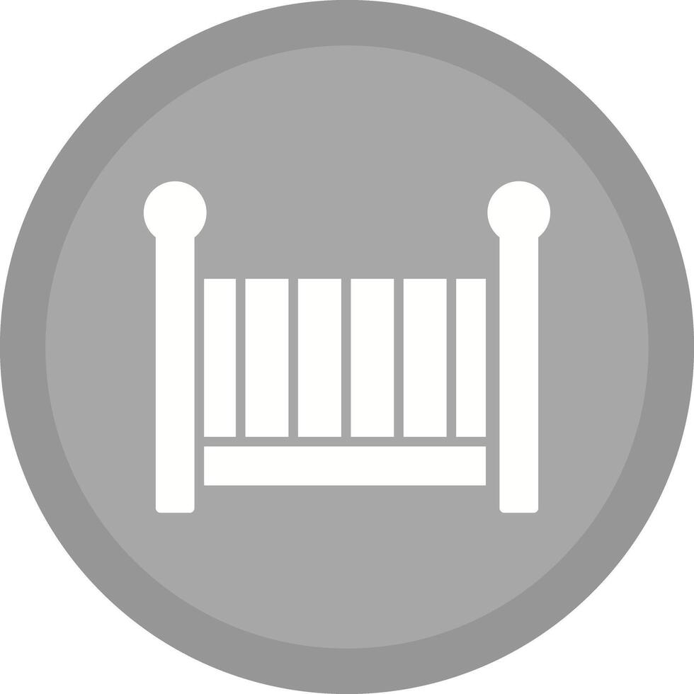 Nursery Cots Icon Design vector