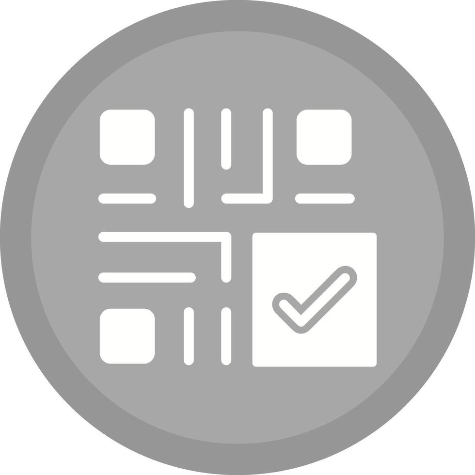 QR Code Checkout Icon Design vector