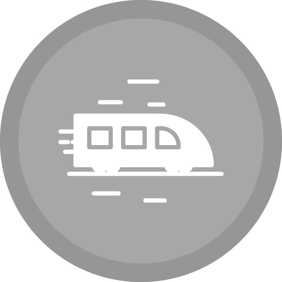 High Speed Train Icon Design vector