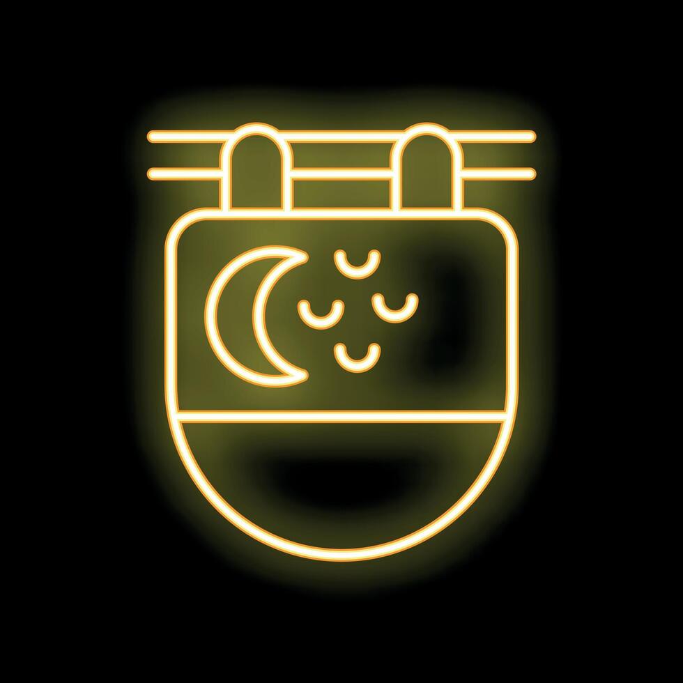 Neon sign representing nightlife, party, bar, club, pub, open late vector