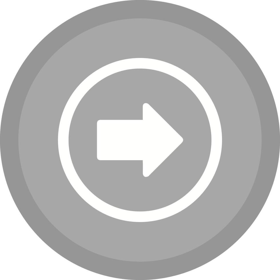 Right Arrow Icon Design vector
