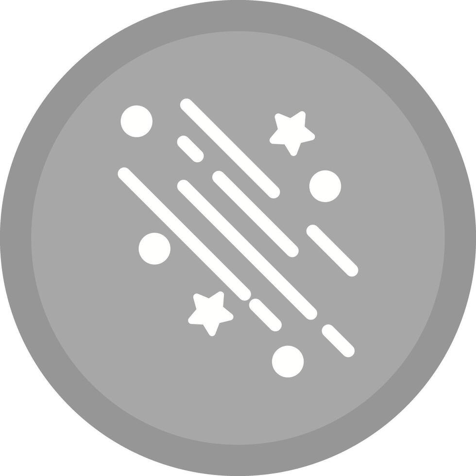 Party Streamers Icon Design vector
