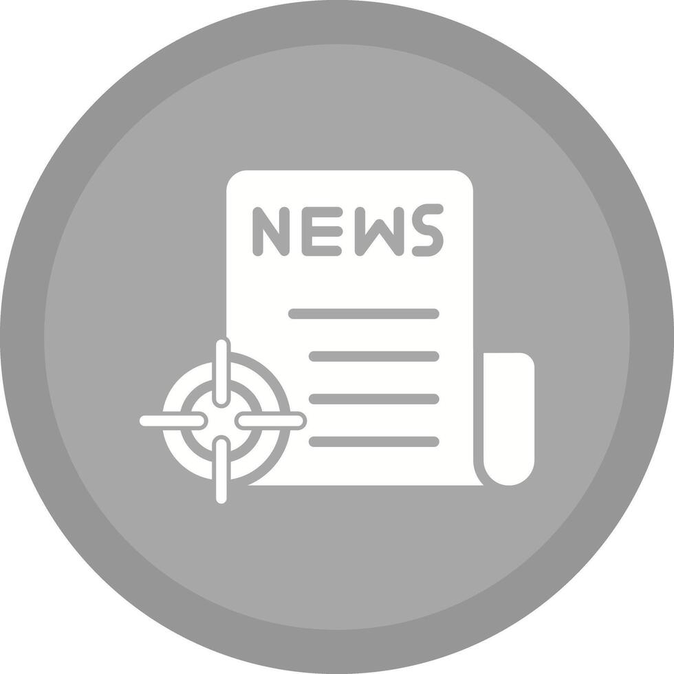 News Scoop Icon Design vector